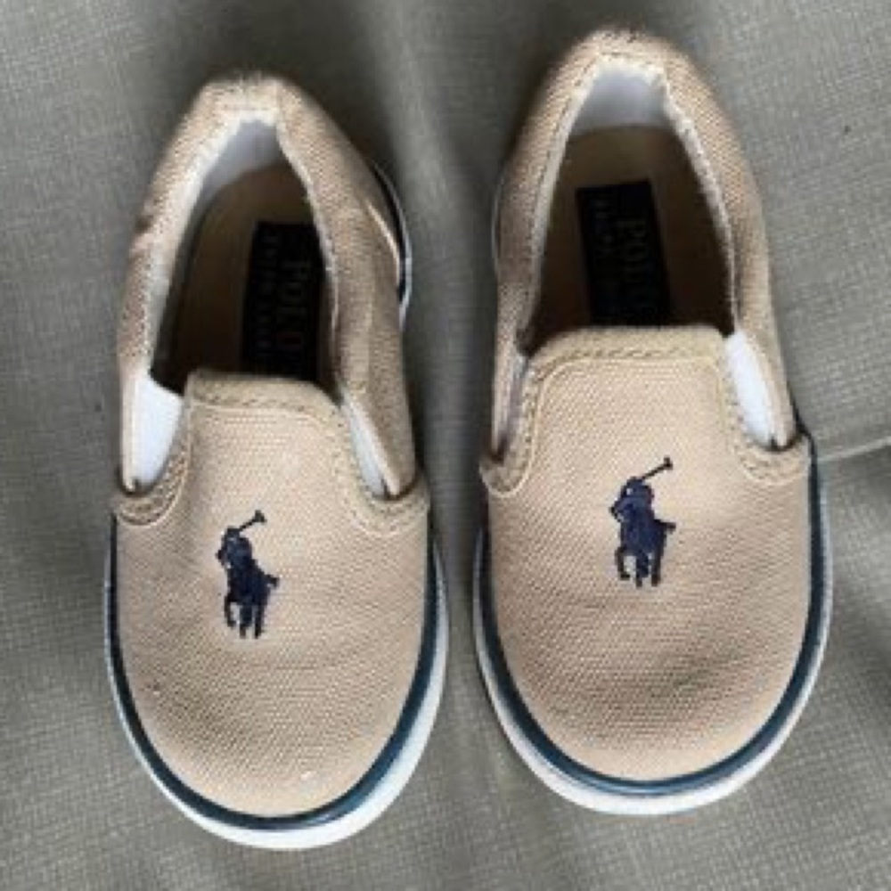 Ralph Lauren Polo Harbour Slip on Toddler Shoes (size 5C)